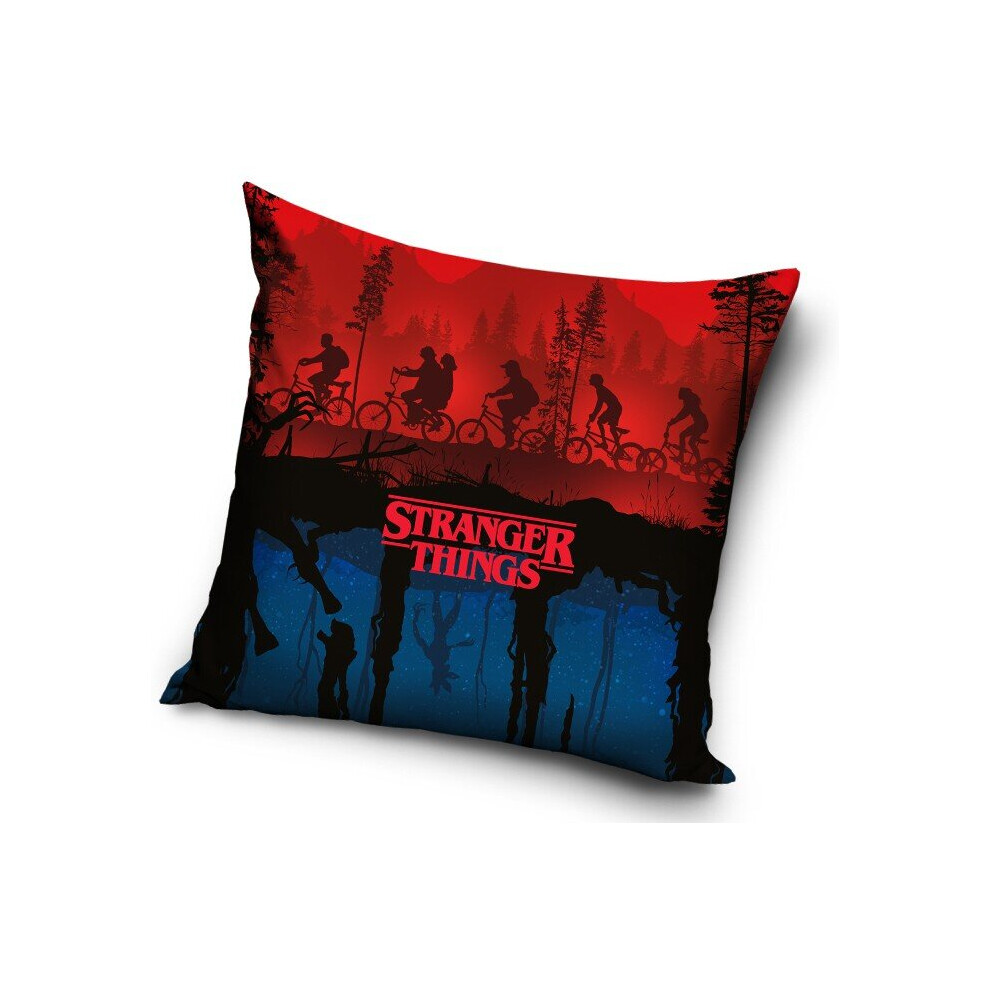 Stranger Things Logo Decorative Cushion 40 x 40 x 8 cm