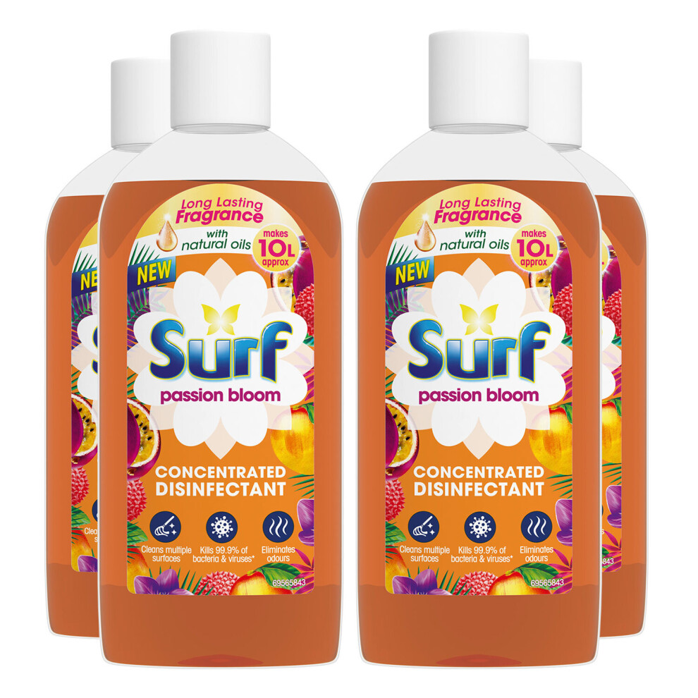 (Buy 4 - Passion Bloom) Surf Concentrated Disinfectant Cleaner, 240ml