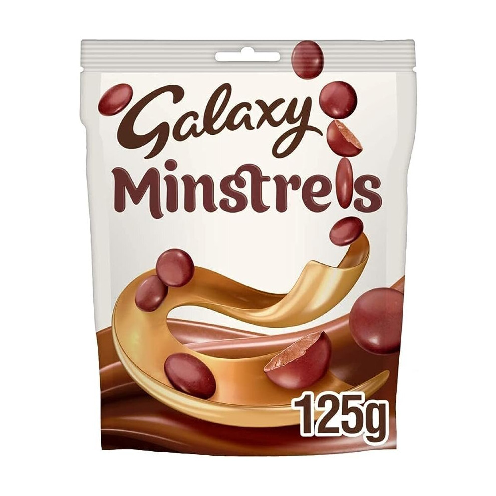 Galaxy Minstrels Milk Chocolate Pouch Bag 125g