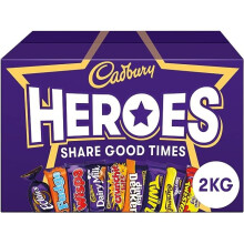 Cadbury Heroes Chocolate Bulk 2 kg Sharing Box