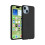 (Black) For Apple iPhone 15 Plain Silicone Gel Phone Case Cover 5
