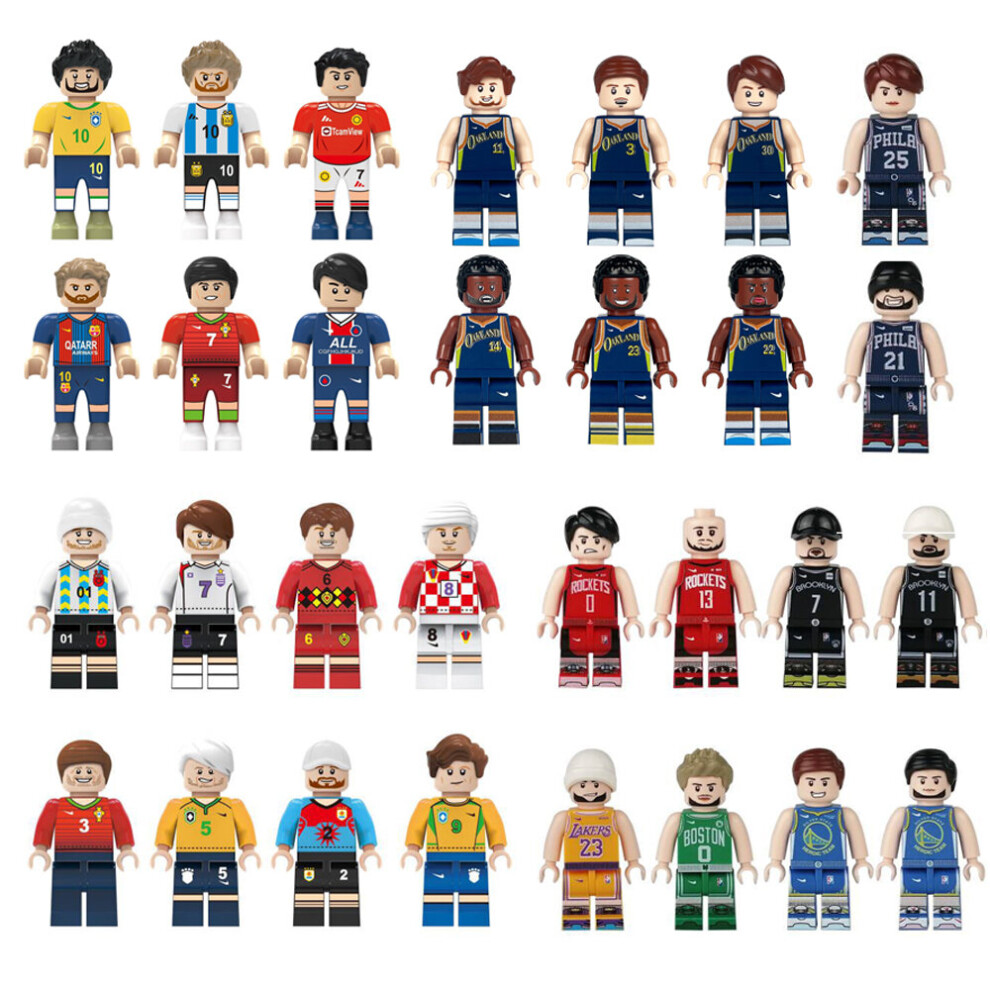 32PCS World Cup Basketball Team Image Suitable fit LEGO Building Block Toys