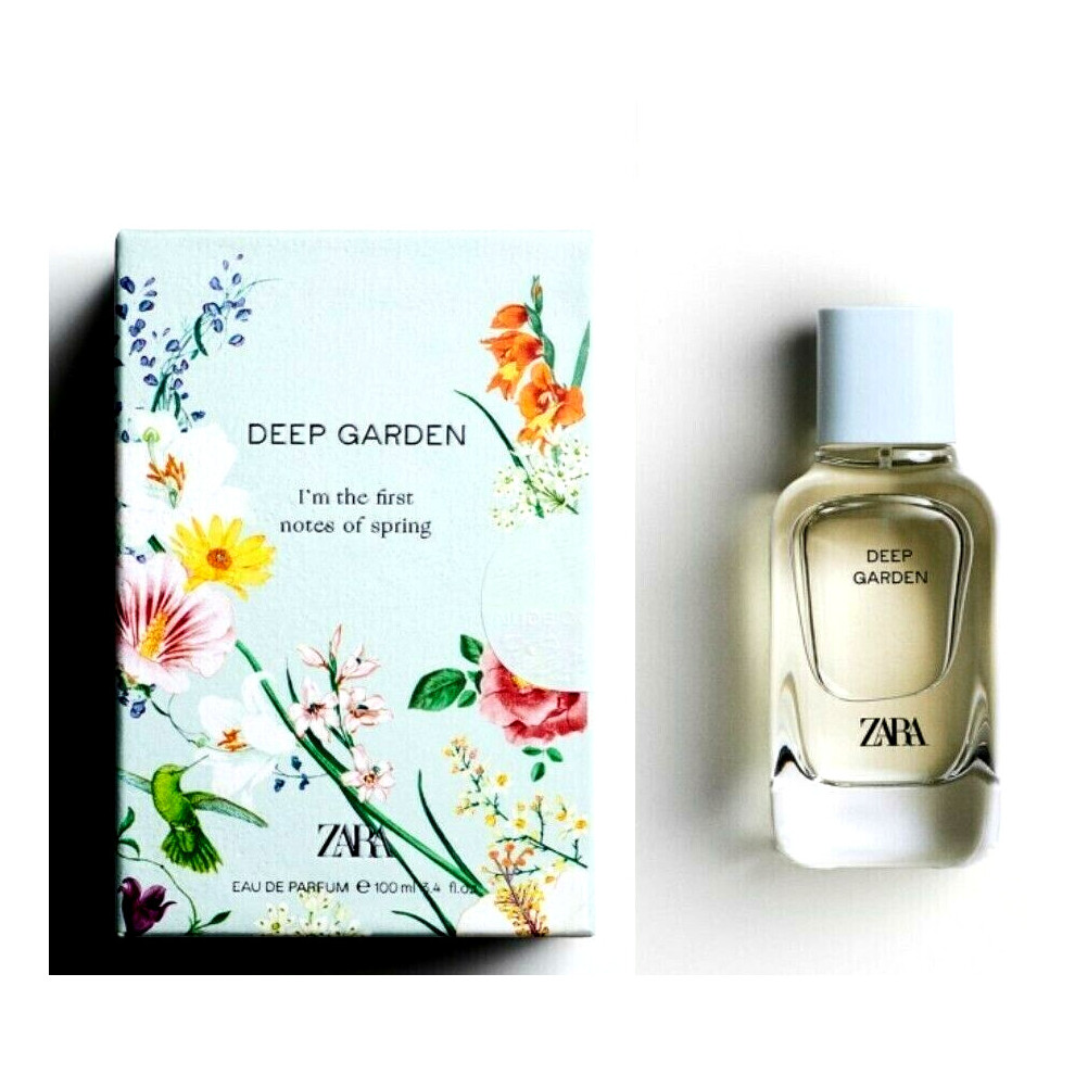 Zara Deep Garden Women 100 ml 3.4 Oz Eau De Parfum Edp Spray New & Sealed