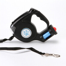 (Black) Dog Leads Lead Retractable Training With Light