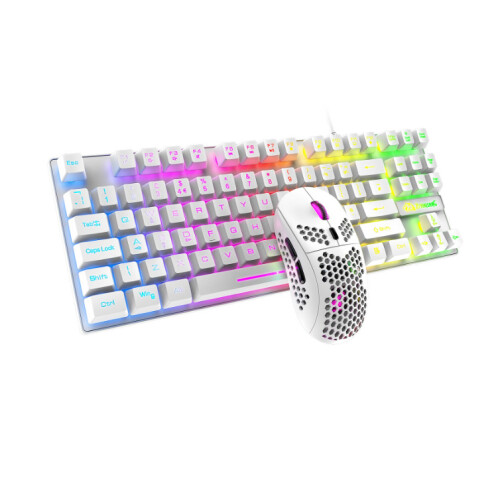 (white) Gaming Keyboard Mouse Set 88 Key Mechanical Gaming Set 1