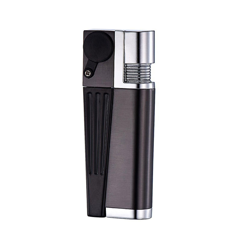 2023 New 2 In 1 Set Metal  With Pipe Foldable Portable   Metal Cover Open Flame Men s Hitter