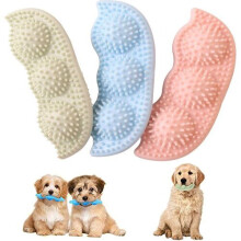 Pea Shape Puppy Teething Chewing Toy Teeth Cleaning