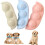 Pea Shape Puppy Teething Chewing Toy Teeth Cleaning 1