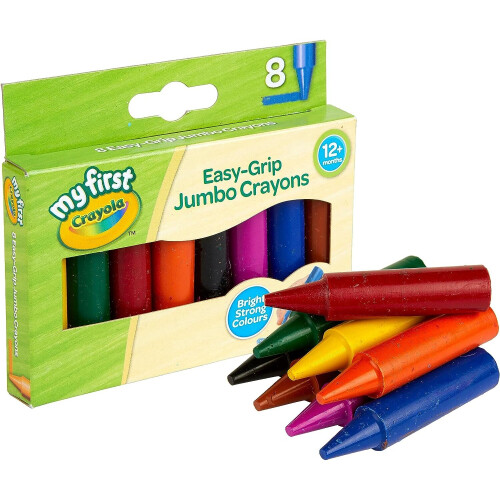 Crayola CRAYOLA  Assorted Colours Crayons  Ideal for Kids Multicolor Pack of 8