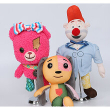 3pcs Lost Ollie's Lost Ollie Movie Surrounding Plush Toys Cute Rabbit Joker Doll