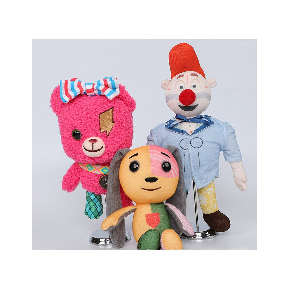 Xurikcoo 3Pcs Lost Ollie's Lost Ollie Movie Surrounding Plush Toys Cute Rabbit Joker Doll