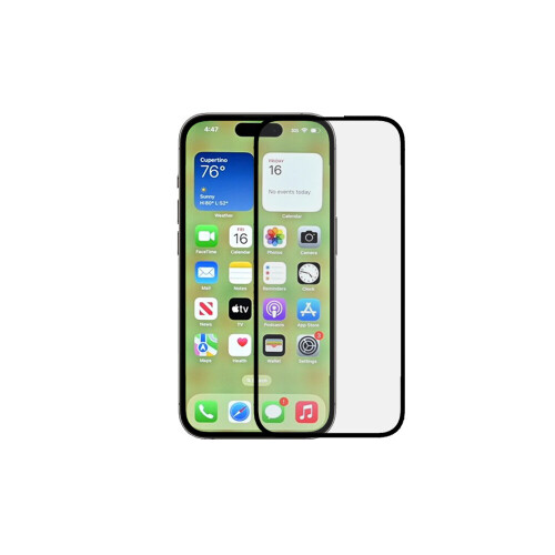 Apple iPhone 15 Full-Cover Tempered Glass Screen Protector - 9H, Oleophobic Coating, Easy Install, Scratch-Resistant, 6.1-Inch 2