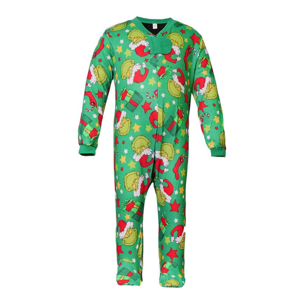 (Baby-6-12M) Family Christmas Pyjamas The Grinch Pajamas Sleepwear Nightwear PJs Outfits