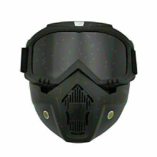 (  305#Gray) Military Tactical Cosplay Full Face Mask Goggles Helmet Airsoft Paintball Mask