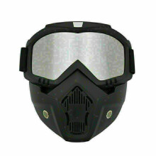 ( 805# Sliver) Military Tactical Cosplay Full Face Mask Goggles Helmet Airsoft Paintball Mask