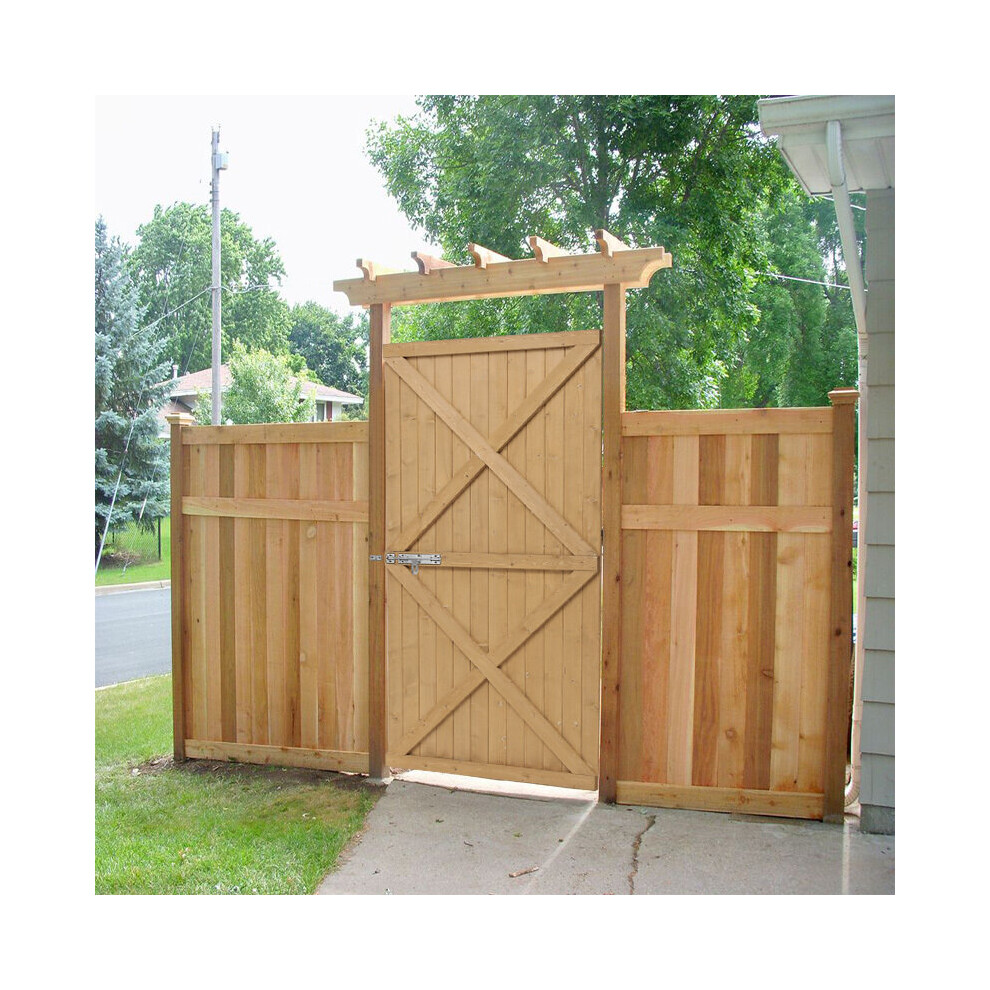 Garden Flat Top Pine Wood Gate Kit