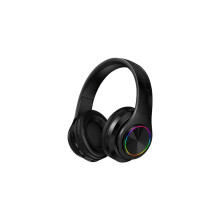(White) Creative color bright Bluetooth headset head-mounted subwoofer mobile phone wireless sports gaming headset