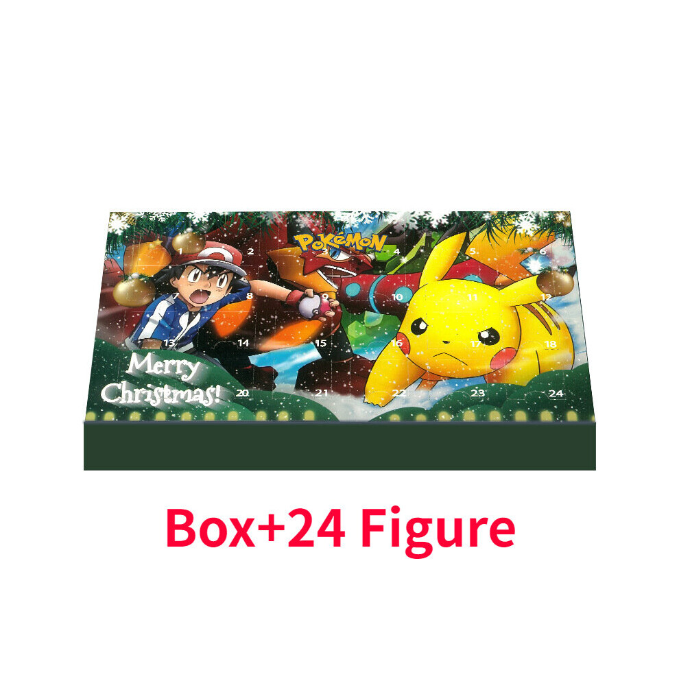 (5) 24Pcs Pokemon 2024 Advent Calendar 24 Days Xmas Countdown Gifts