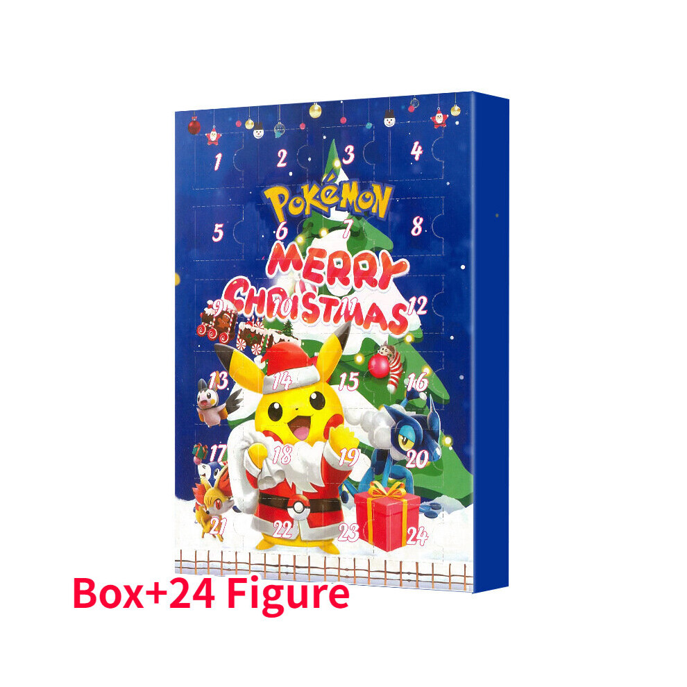 (2) 24Pcs Pokemon 2024 Advent Calendar 24 Days Xmas Countdown Gifts