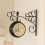 Living And Home Antique Metal Double Sided Wall Clock 2