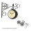 Living And Home Antique Metal Double Sided Wall Clock 5