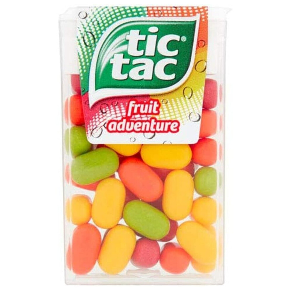 Tic Tac Fruit Adventure Sweets 24x18g