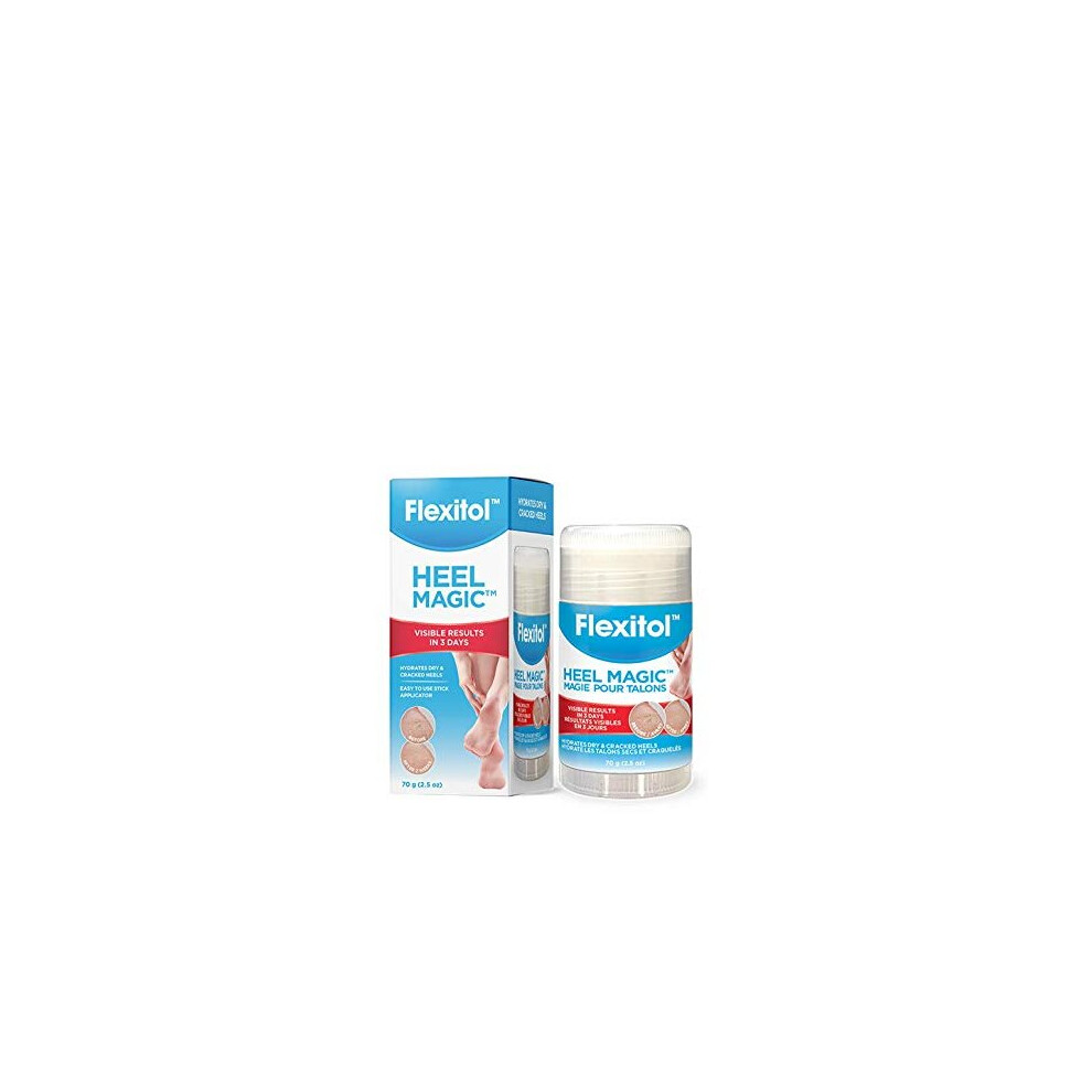 Flexitol Magic des Talons - Baume Hydratant pour Pieds Sèches et Talons Rugueux, Beurre de Karité & Vitamine E, 70 g