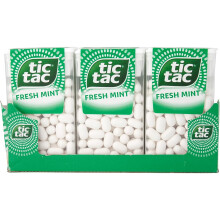 Tic Tac Fresh Mint 12 x 18g – Refreshing Breath Mints for Instant Fresh Breath