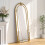 Living And Home Vintage Gold Frame Arch Floor Mirror 2