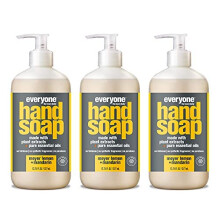 Sapone Liquido per Mani Everyone, 12.75 Once (Confezione da 3), Limone Meyer e Mandarino