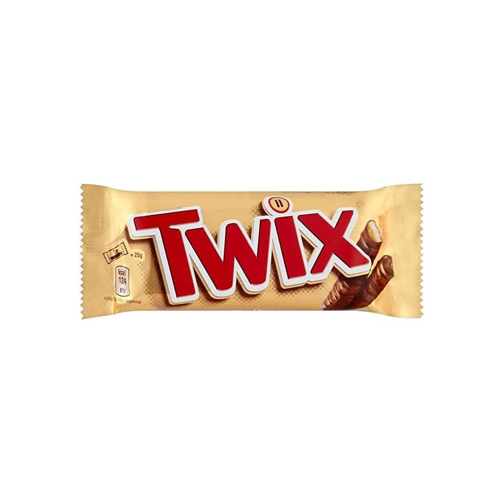 Twix Standard Twin Chocolate Bars X 50G Size 30