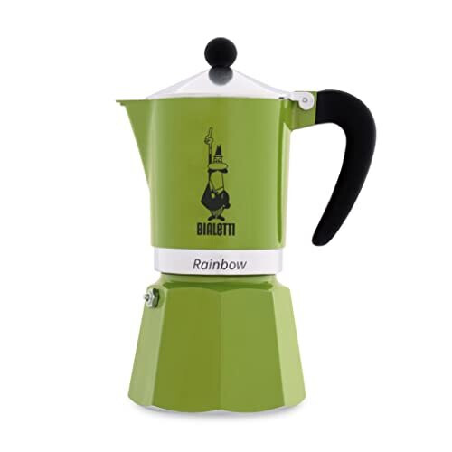 Bialetti Bialetti 4973 Rainbow Espresso Maker, green
