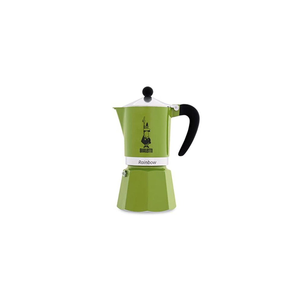 Bialetti 4973 Rainbow Espresso Maker, green