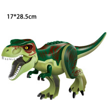 (No2 Green Tyrannosaurus Rex) Large Dinosaur Figure Big Size Indominus T Rex Blocks Lego Toys