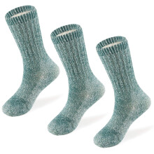 MERIWOOL Chaussettes de randonnée en laine mérinos pour enfants 3 paires
