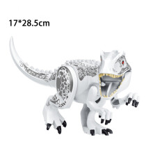 (No9 White Hybrid Tyrannosaurus Rex) Large Dinosaur Figure Big Size Indominus T Rex Blocks Lego Toys