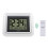 La Crosse Technology 513-1918S-INT Atomic Digital Wall Clock with Temperature, Silver 5