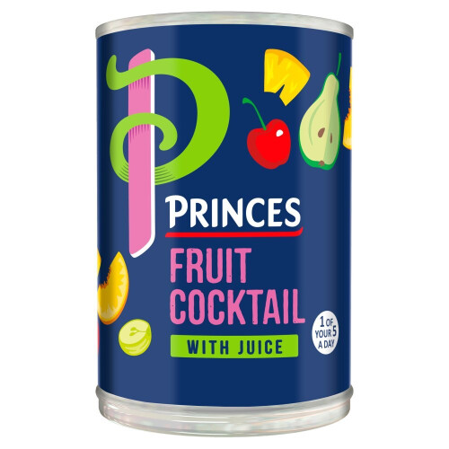 Princes Fruit Cocktail with Juice 410g ( Pack of 6 ) 2