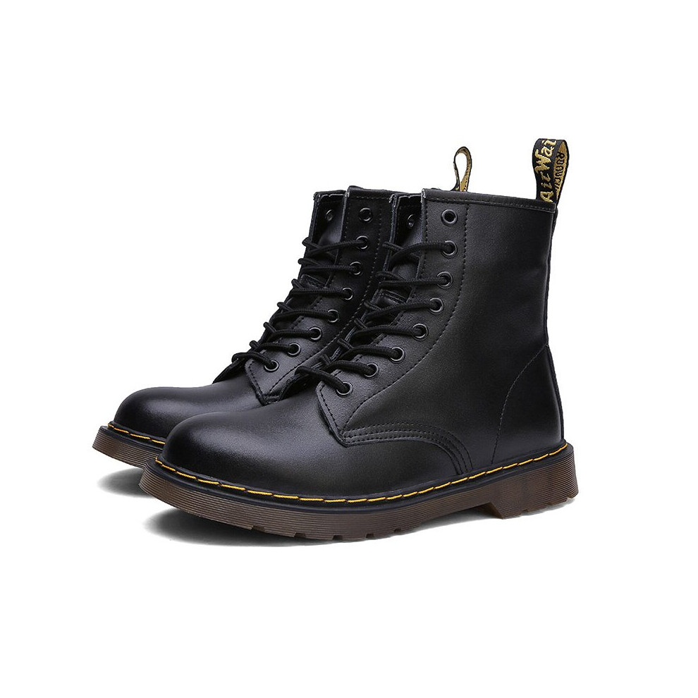 (Black, UK 3=EUR 37) Women Retro Boots Classic Leather Ankle Boot Shoes For christmas Gifts