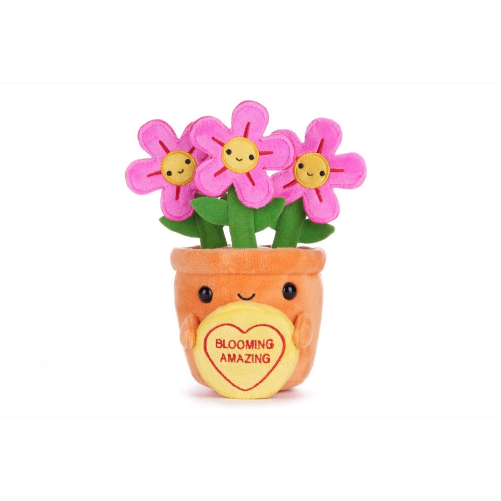Posh Paws Swizzels Love Hearts Blooming Amazing Flowers Plush Soft Cuddly Toy