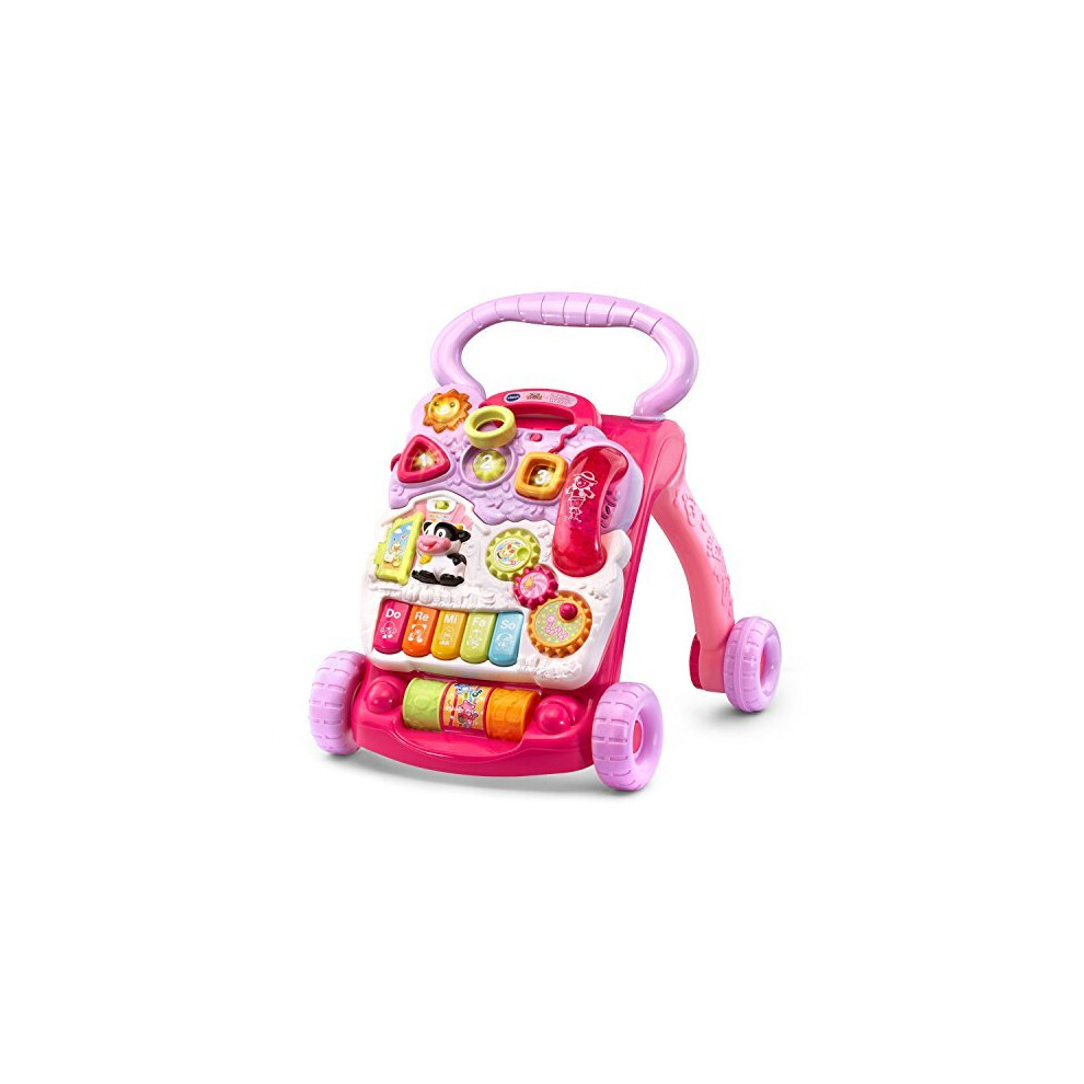 VTech Sit-to-Stand Learning Walker (Frustration Free Packaging), Pink