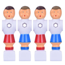 Hotusi 4pcs Rod Foosball Fodboldbord Fodbold Men Player Replacement Parts