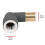 SPARES2GO Radiator Valve Reducing Elbow Stem Compression Anthracite 15mm x 15mm Pushfit 5