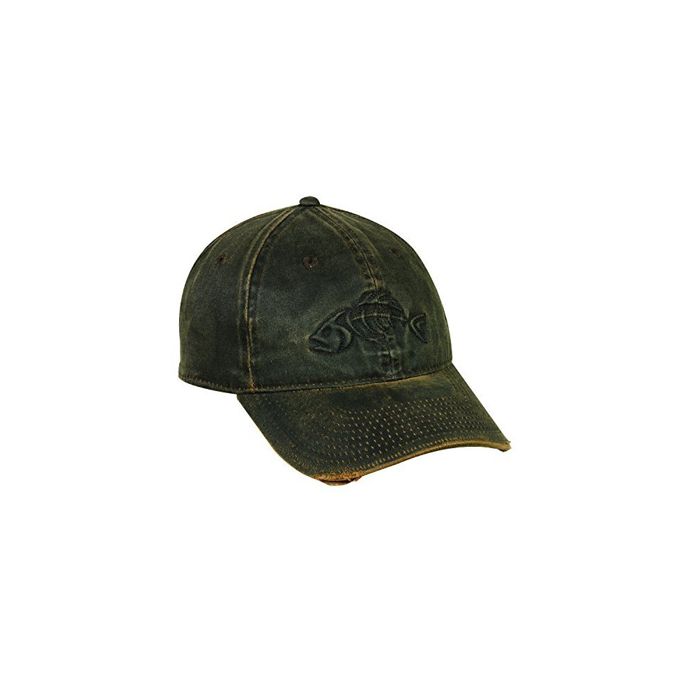 Outdoor Cap Verstellbarer Verschluss Bonefish Weathered Cotton Cap Dunkelbraun-image