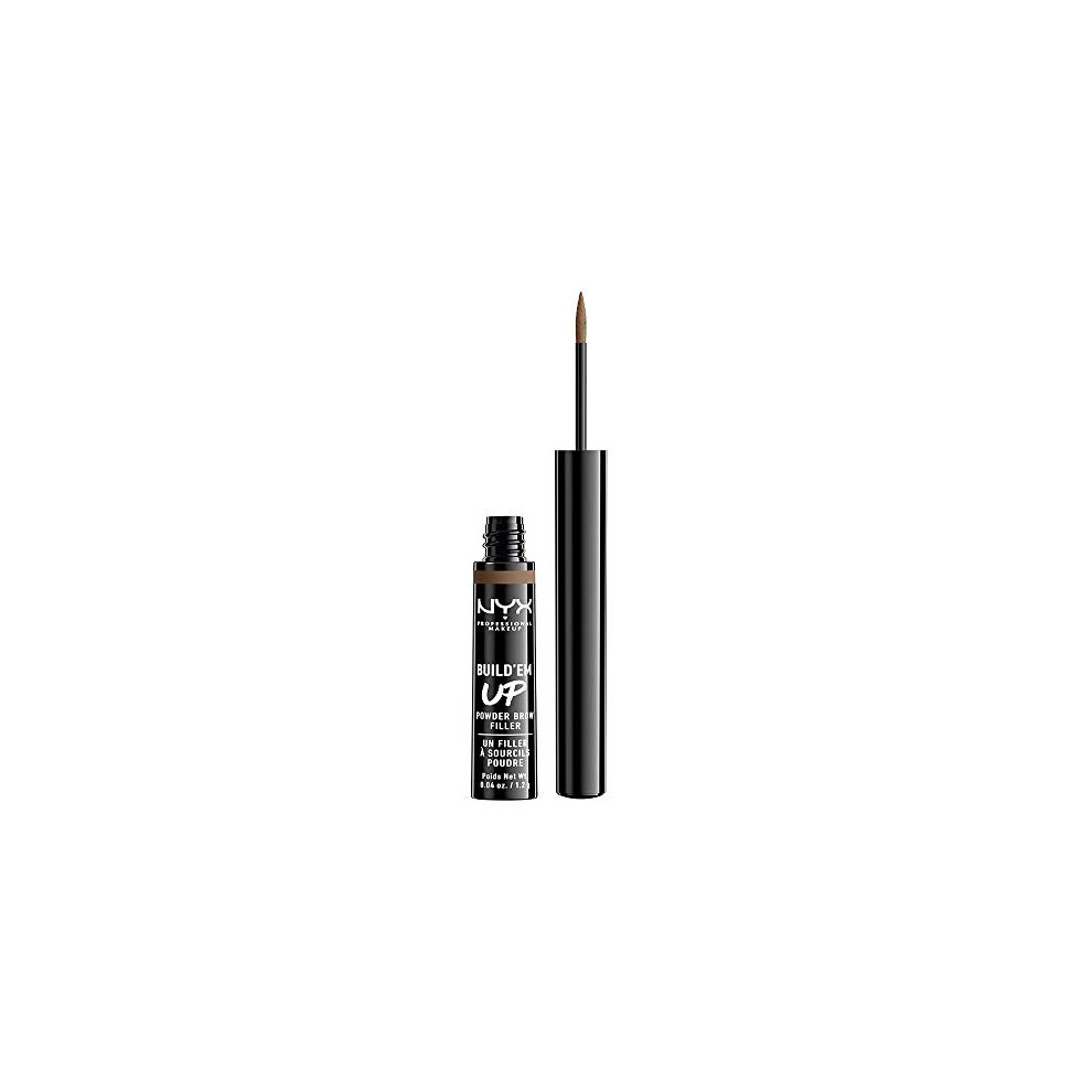 NYX Cosmetics Buildem Up Powder Brow Filler, Soft Brown, Full Size