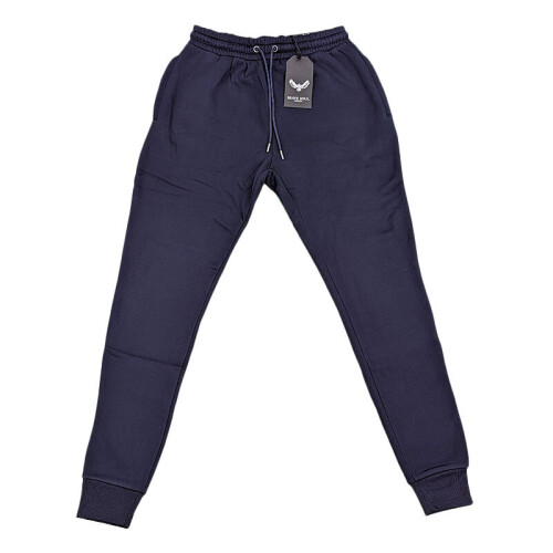 (Navy, 2XL) BRAVE SOUL Mens Joggers Fleece Bottoms Casual Gym Cuffed Sweatpants Trousers NEW
