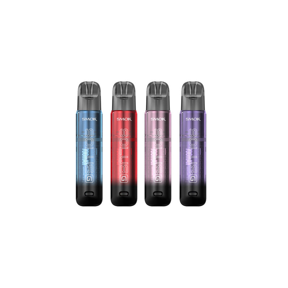 (Transparent Red) Smok Solus G 18W Kit