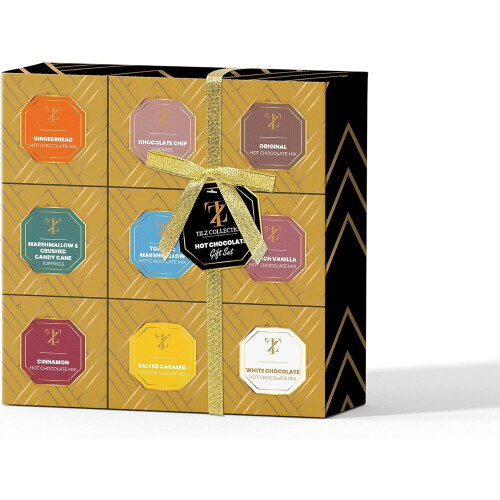 9 Flavoured Hot Chocolate Gift Set