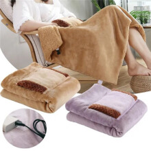 (Camel color) 60X80cm Electric Blanket Soft Thicker Heater Throw