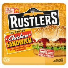 Rustlers The Grilled Chicken Sandwich 150g ( pack of 4 )